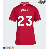 Ženski Nogometni dresi Manchester United Luke Shaw #23 Domači 2026-27 Kratek Rokav